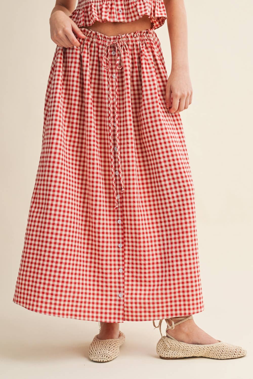 The Liberty Gingham Maxi Skirt