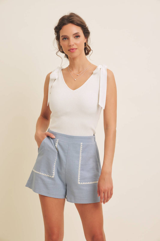 The Sorrento Tie Top