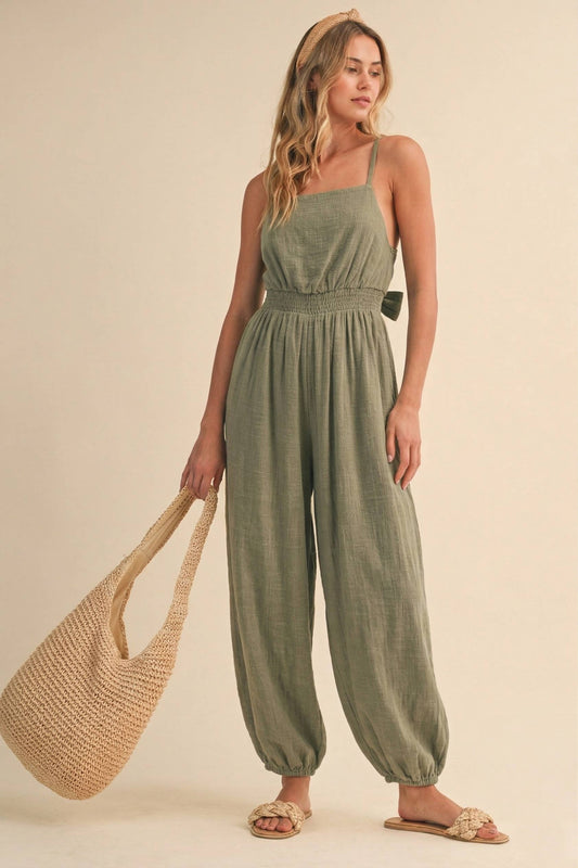 Olive Grove Jumpsuit