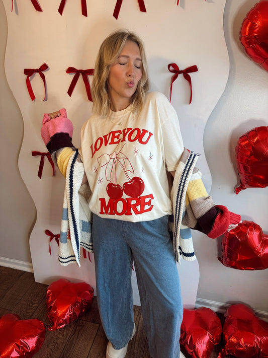 The Love You More Cherry Tee