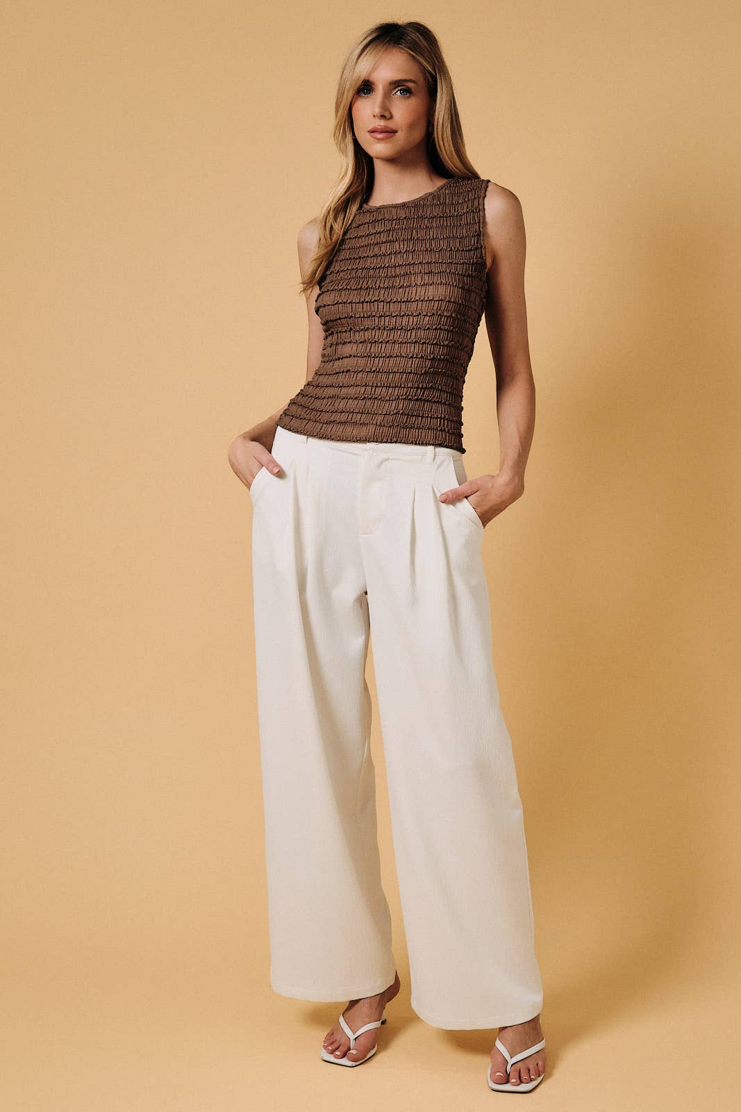 The Noelle Ruched Top