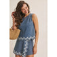 The Wildflower Denim Skort