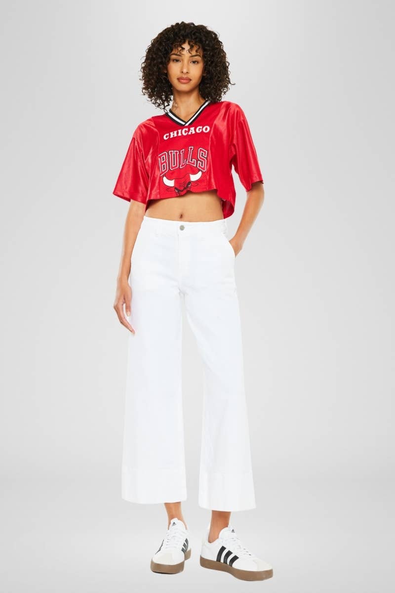 OPEN PACK HIGH RISE CROPPED WIDE LEG