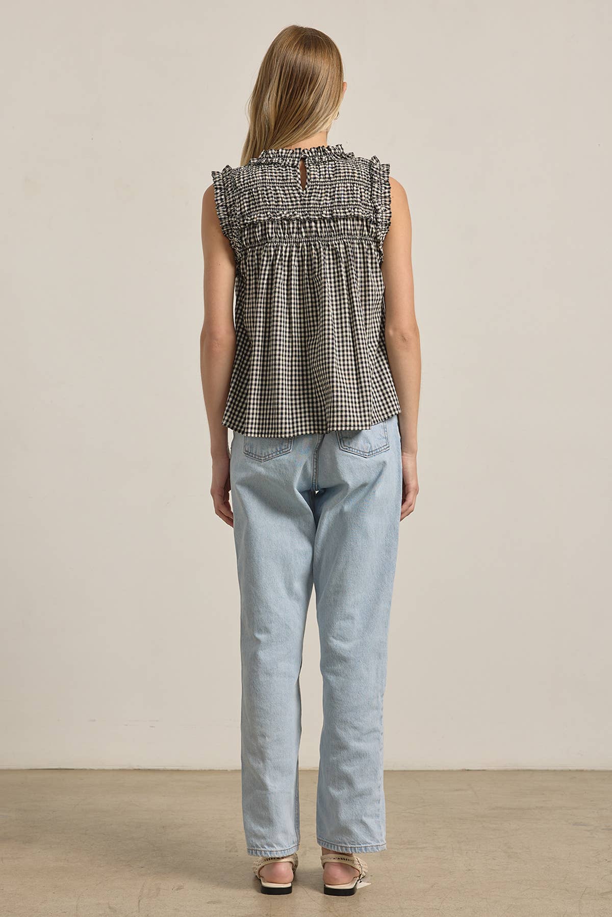 The Elsie Gingham Blouse
