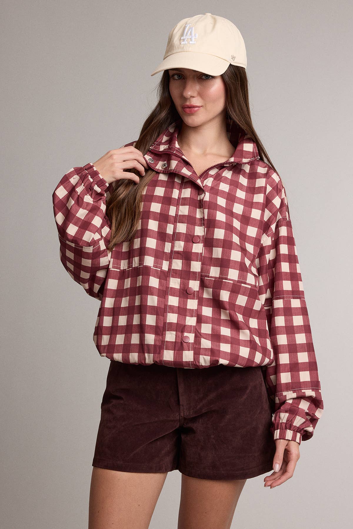 The Marlowe Gingham Jacket