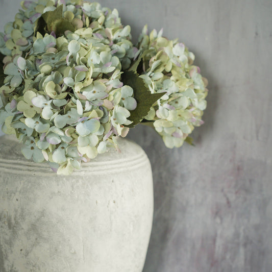 21" Light Blue Hydrangea Stem