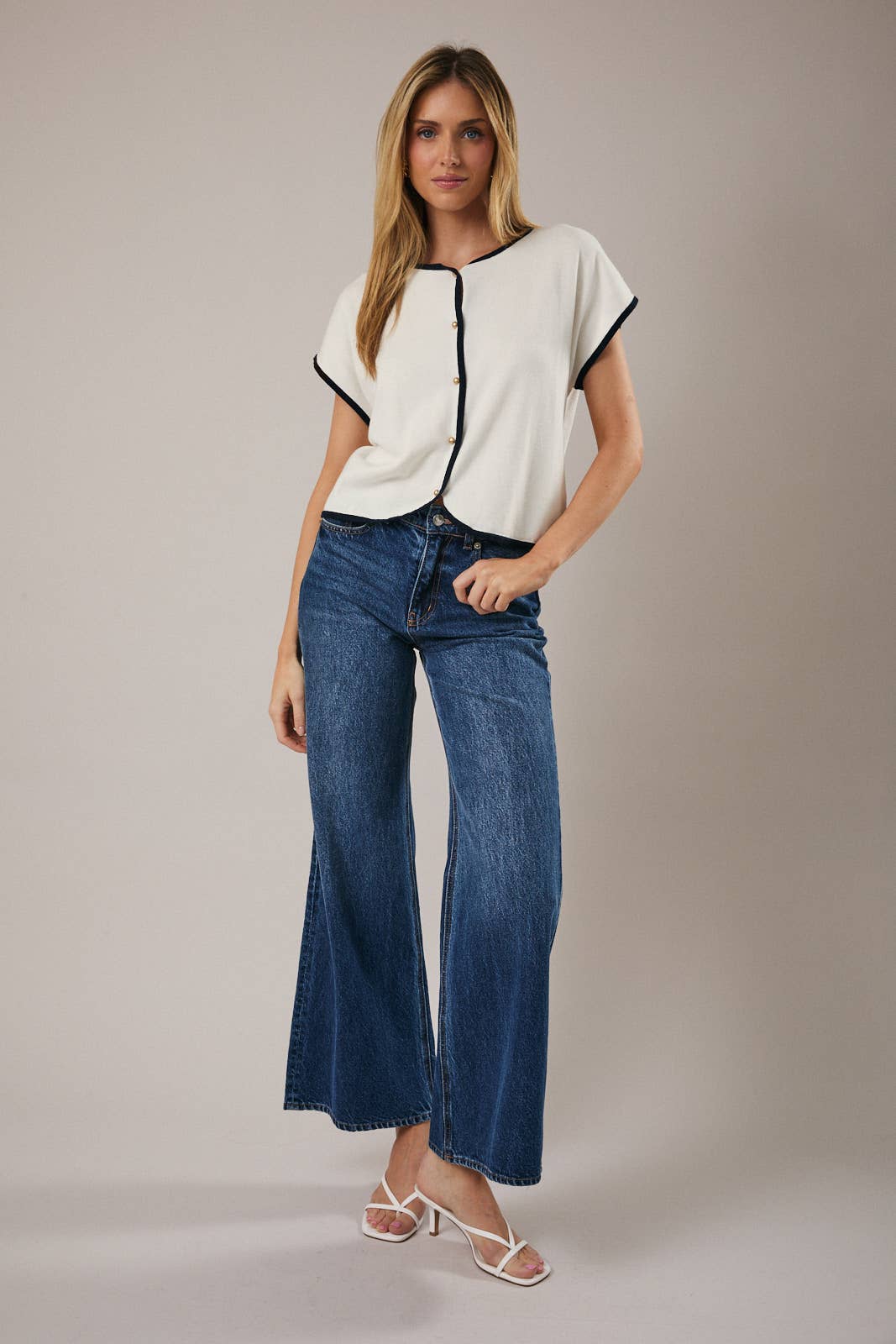 The Margaux Contrast Top
