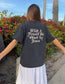 What a Friend in Jesus Heavyweight Tee — Black