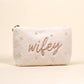 Wifey & Pearls Teddy Pouch