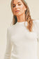 The Claire Ribbed Knit — White