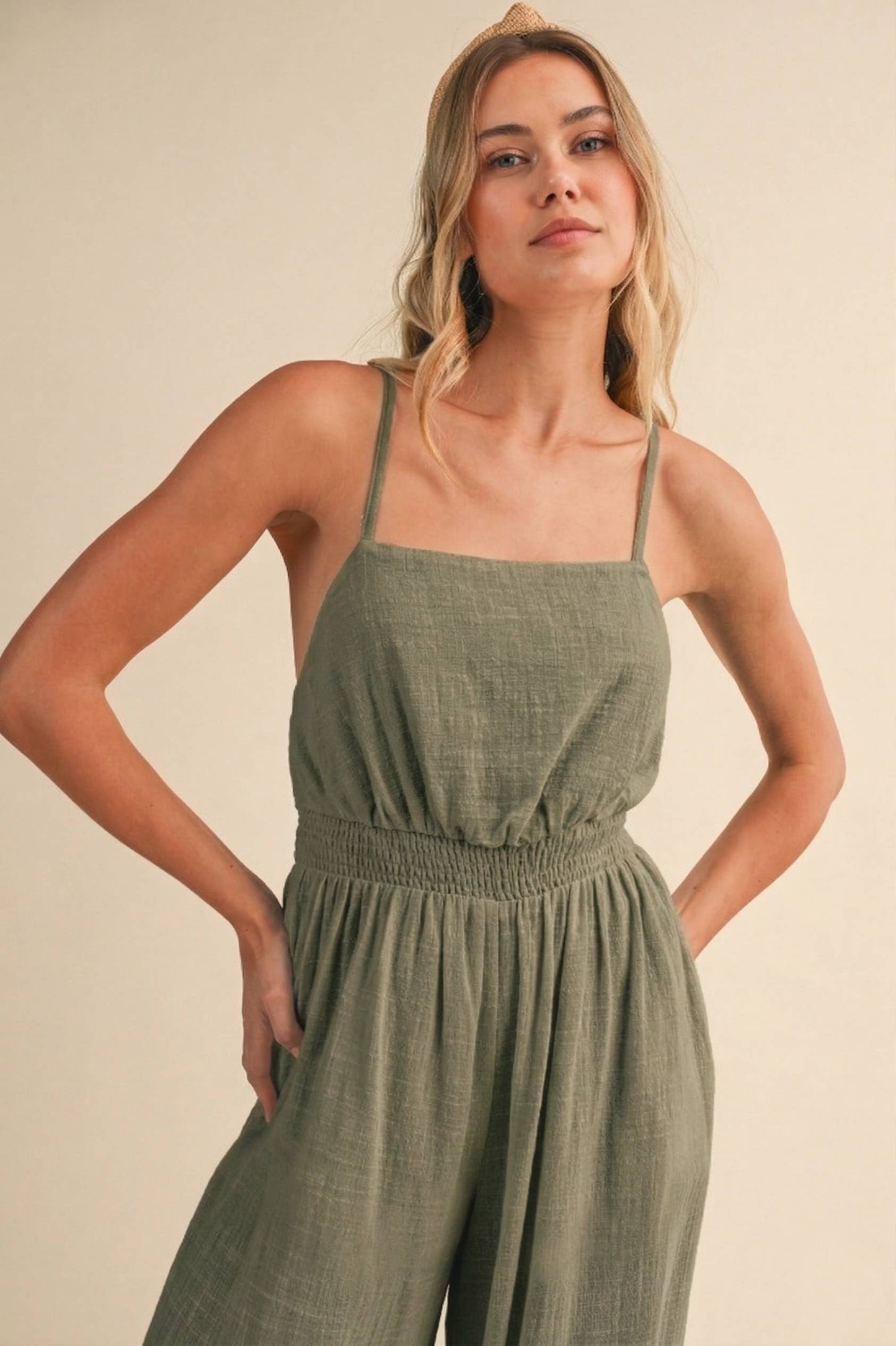 Olive Grove Jumpsuit