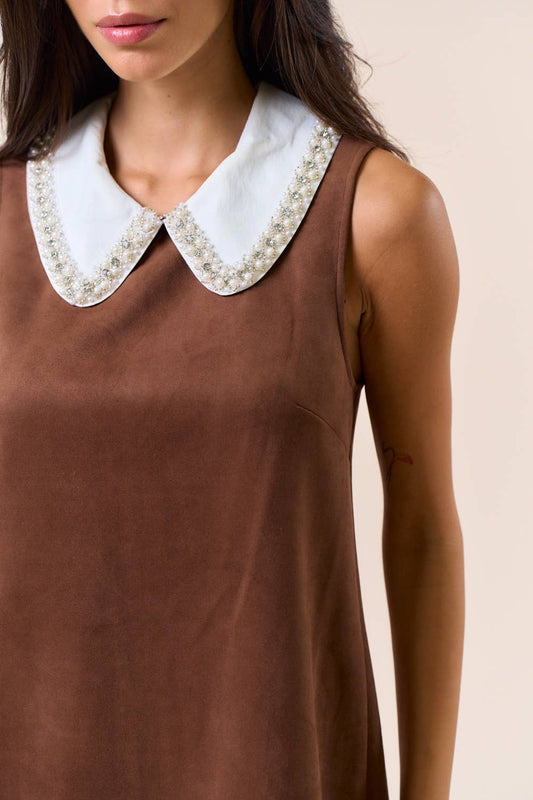 The Mocha Jewel Dress