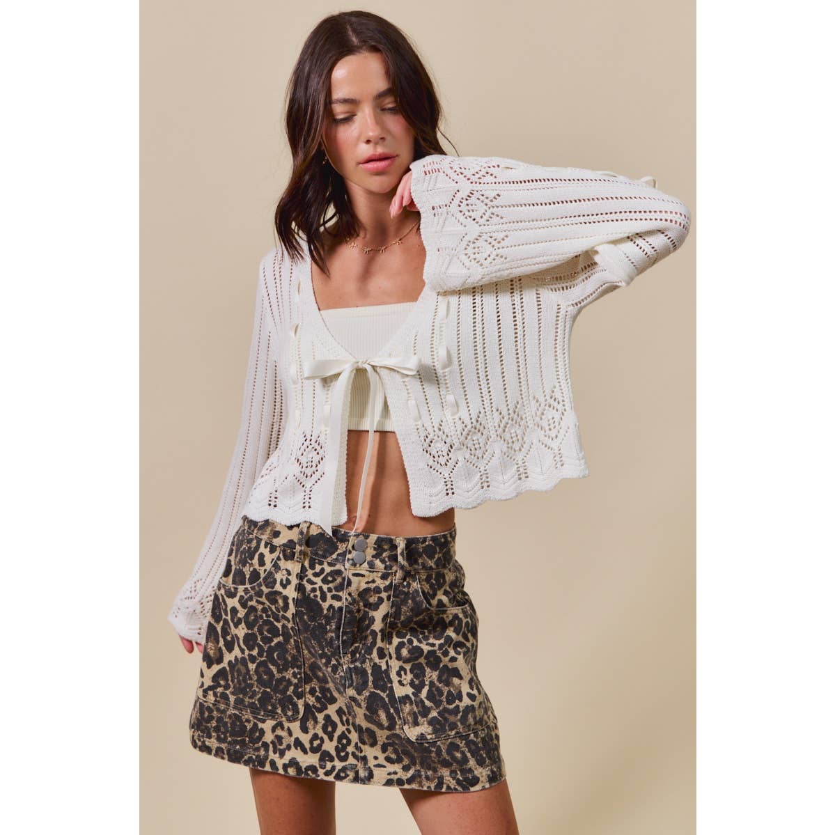 The Colette Ribbon Cardigan