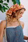 The Sweetheart Denim Romper