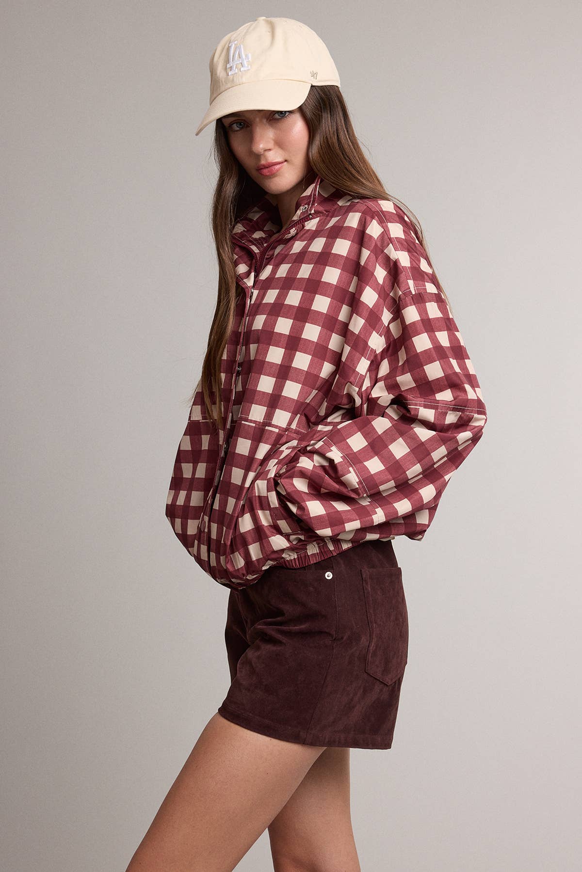 The Marlowe Gingham Jacket