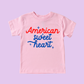 American Sweet Heart Toddler and Youth