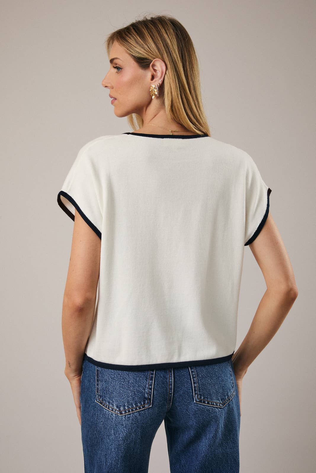 The Margaux Contrast Top