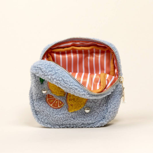 Citrus & Pearls Teddy Pouch