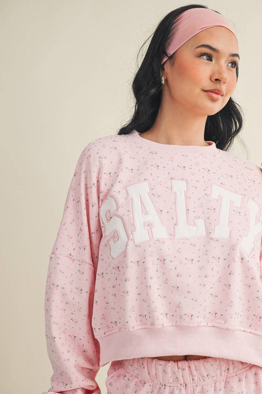 Seaside Sweetheart Sweatshirt 🌸🌊