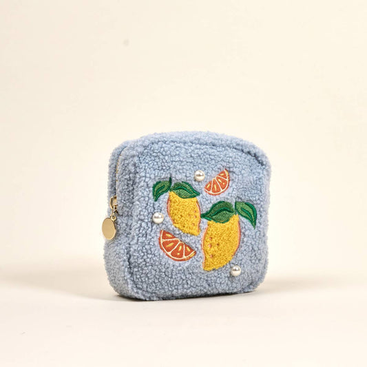 Citrus & Pearls Teddy Pouch