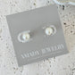 Pearl Stud Post Earrings 7mm Gold Filled