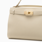 Clara Handbag: Beige