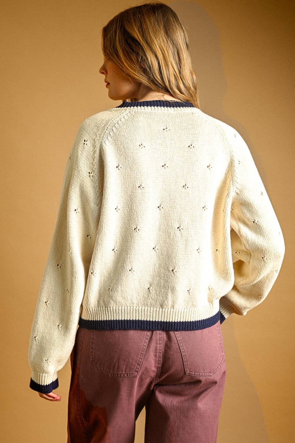 The Margot Pointelle Cardigan