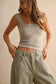 Washed Texture Knit Tank