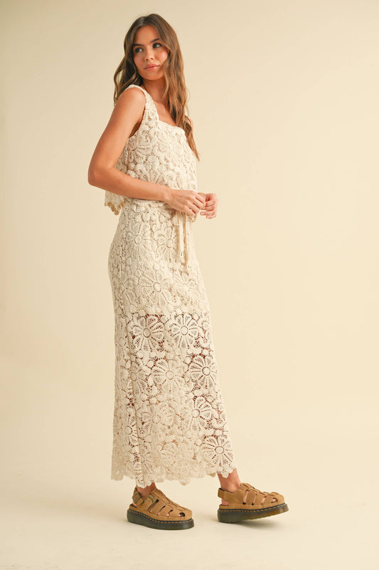 The Crochet Bloom Skirt