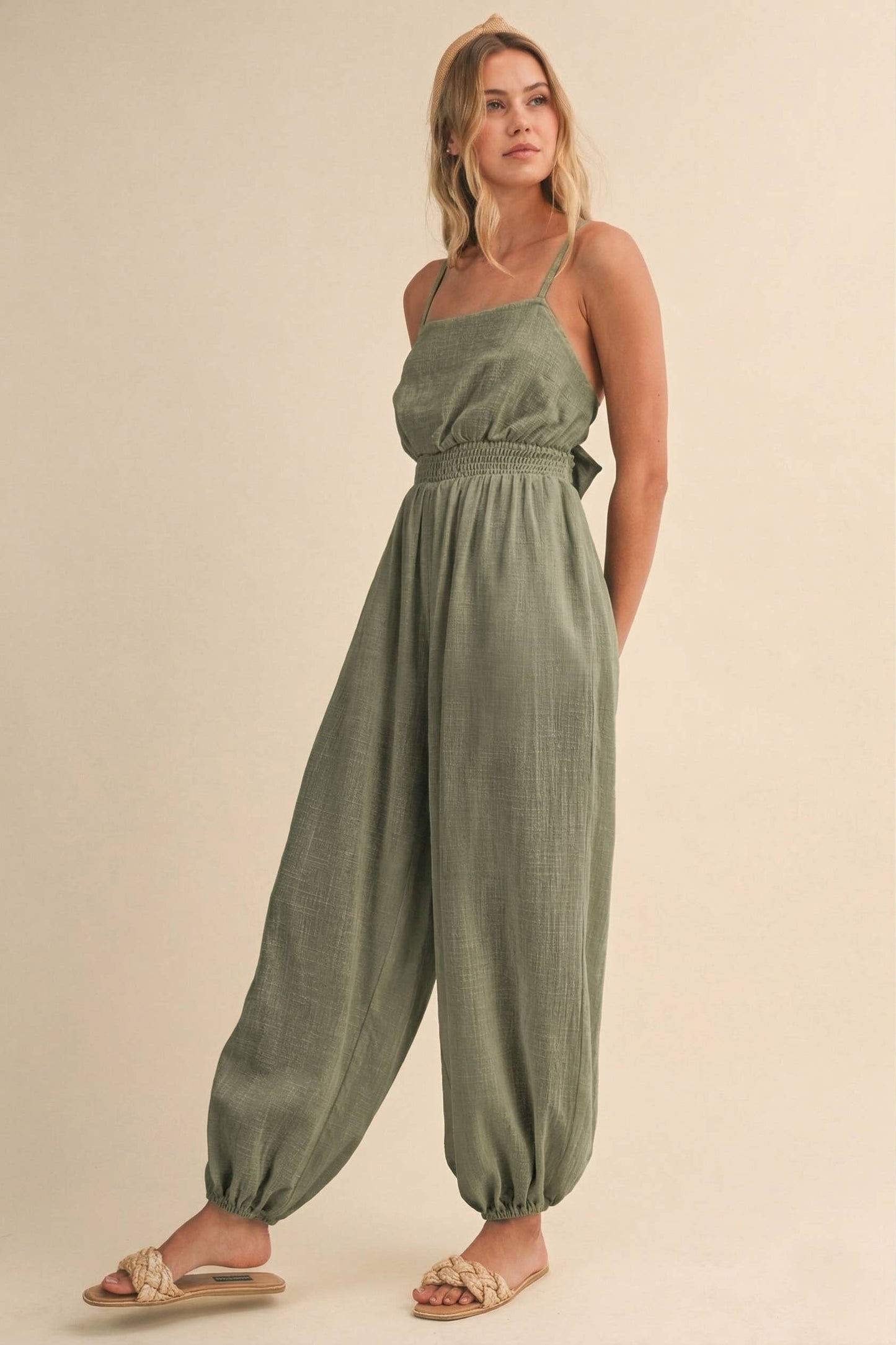 Olive Grove Jumpsuit