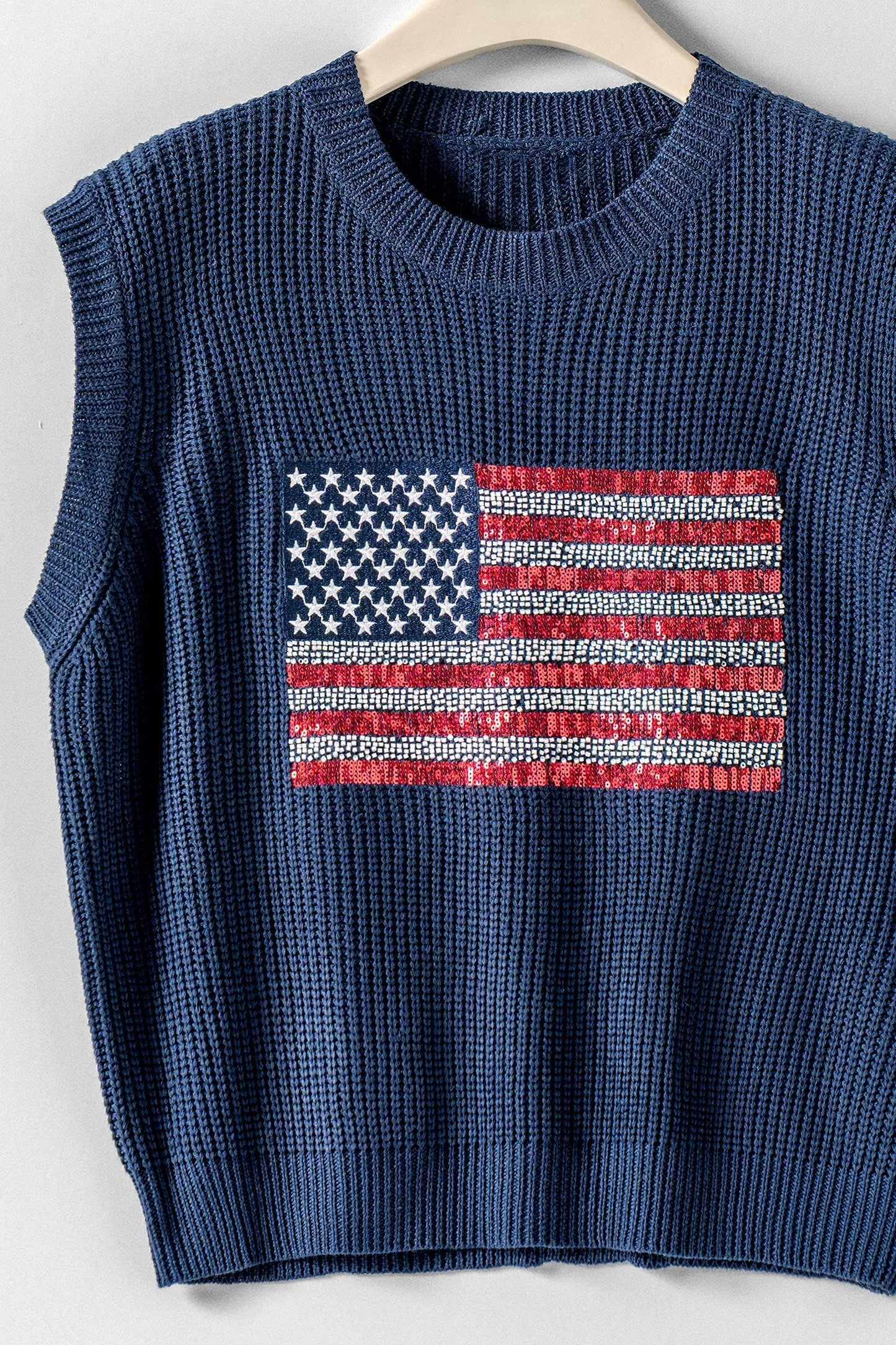 The Americana Darling Knit Vest