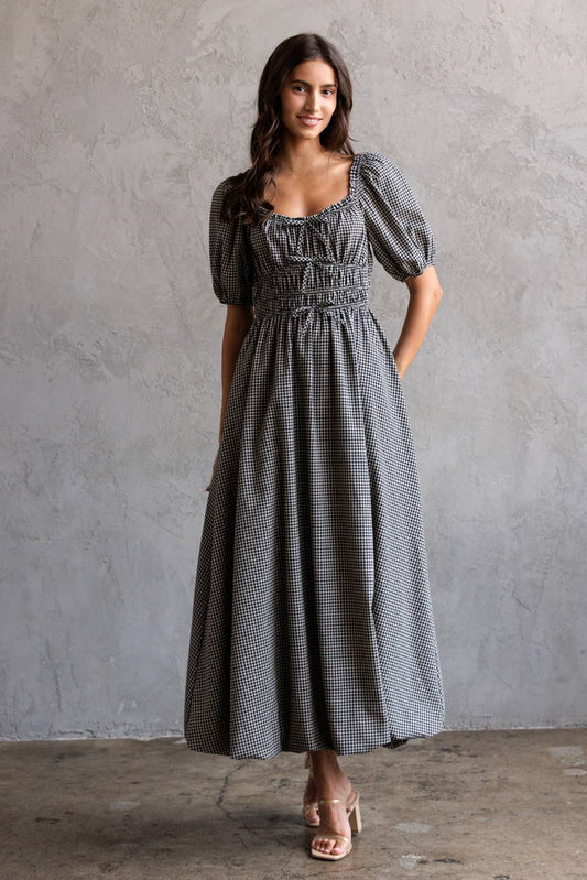 The Harvest Gingham Dress