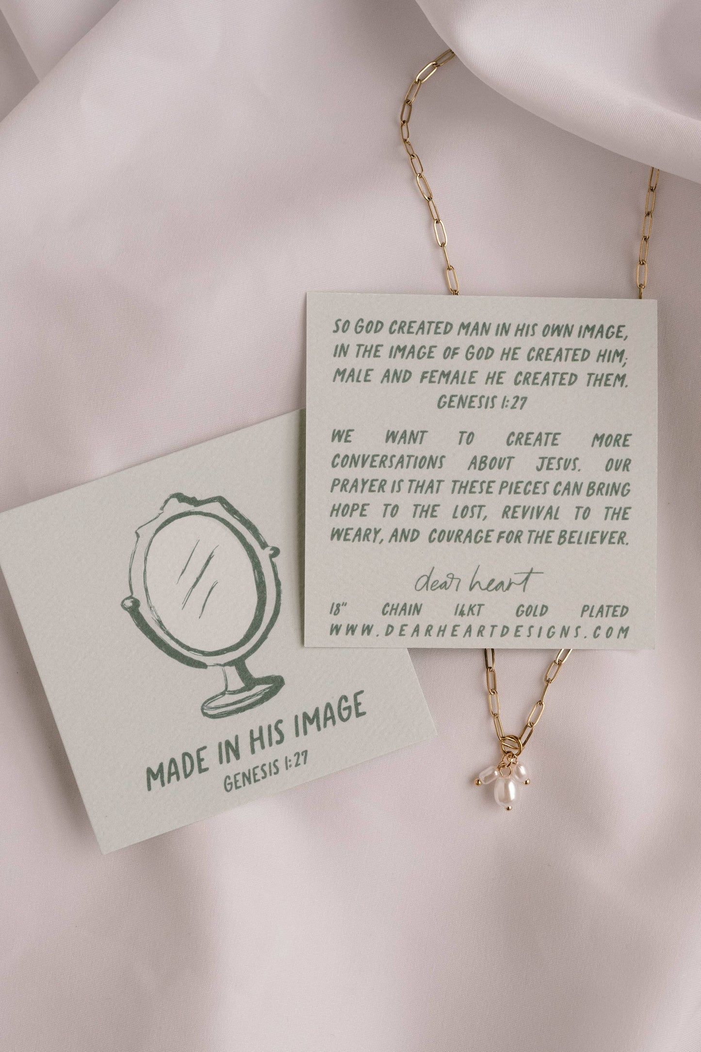 Made In His Image Charm Necklace