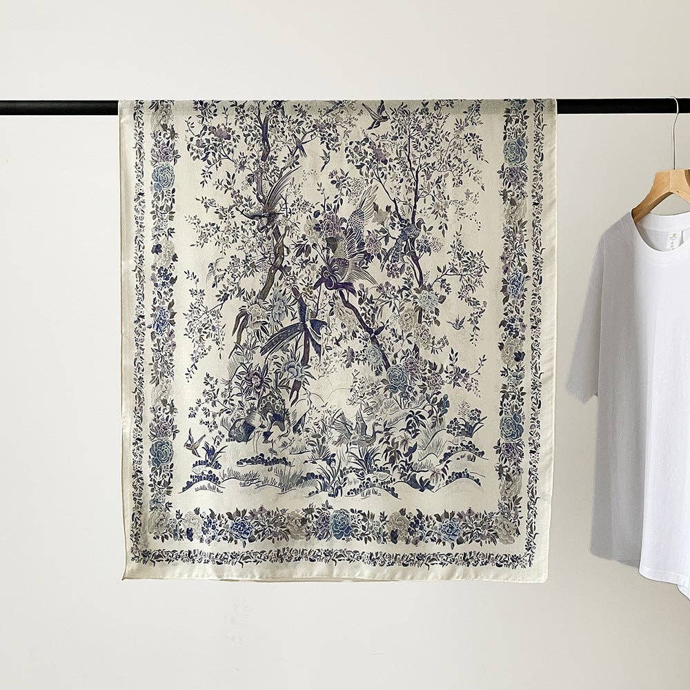 Floral Print Scarf