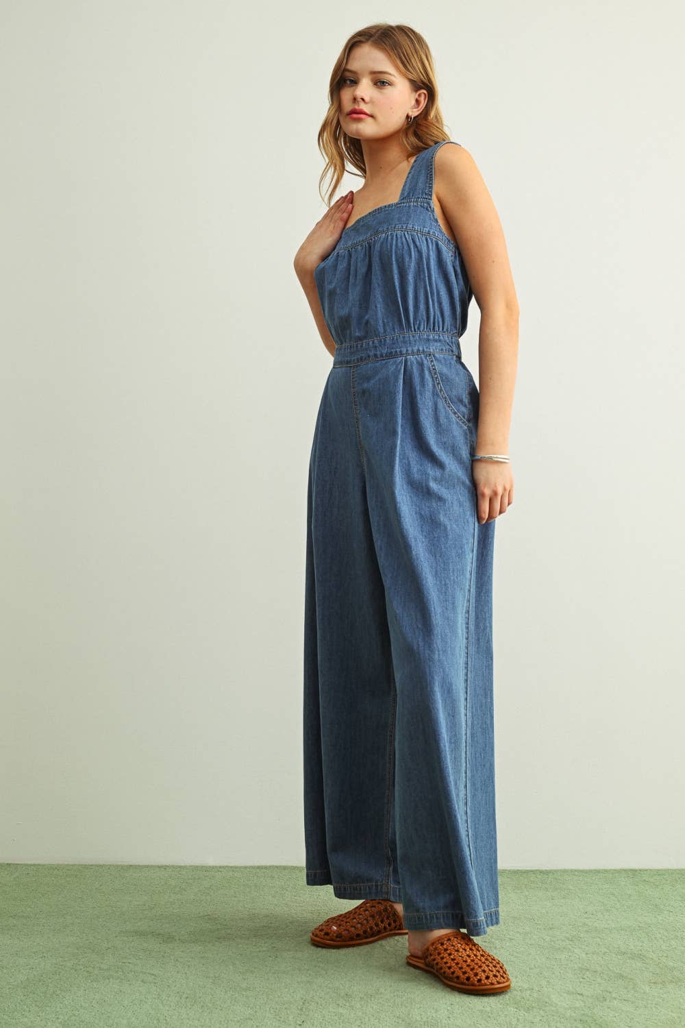 The Hadley Chambray Jumpsuit