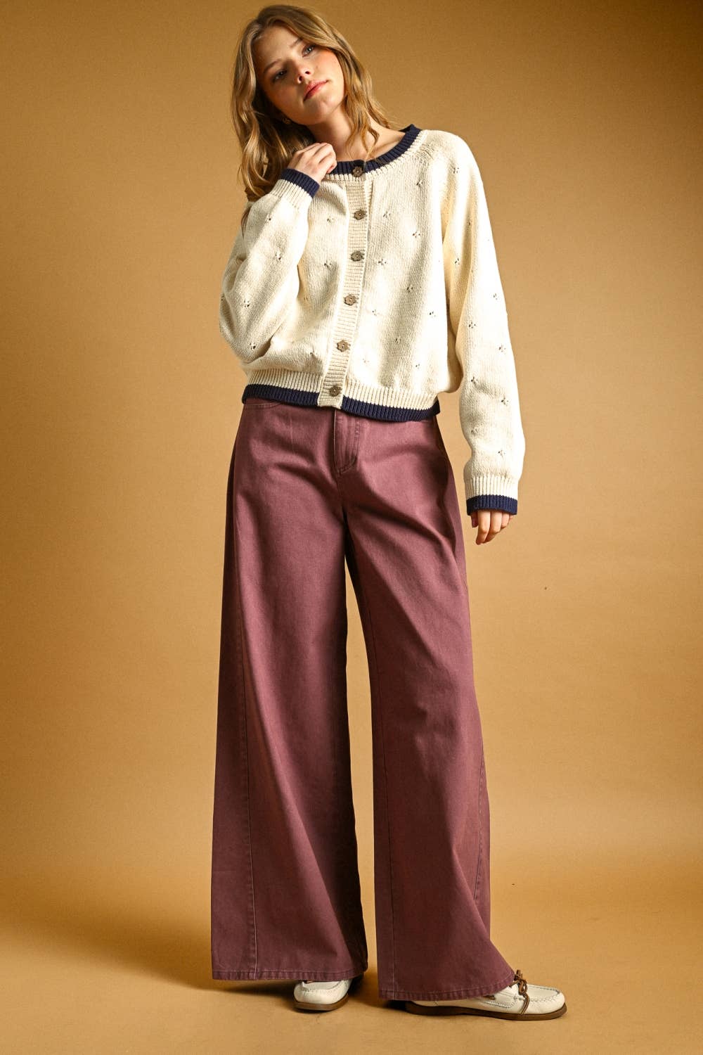 The Margot Pointelle Cardigan
