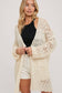 OPEN KNIT LONG LINED CARDIGAN