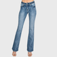 MID RISE STRETCH CLASSIC BOOTCUT JEANS